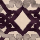Purple/Beige/Stone Geometric Chenille