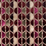 Burgundy/Stone Polka Dots Chenille