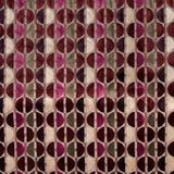 Burgundy/Stone Polka Dots Chenille