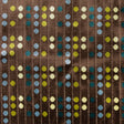 Brown/Blue Polka Dots Chenille