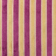 Lemon Fuchsia Stripes Velvet