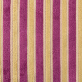 Lemon Fuchsia Stripes Velvet