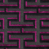 Zwart Cardinal Square Geometric Velvet
