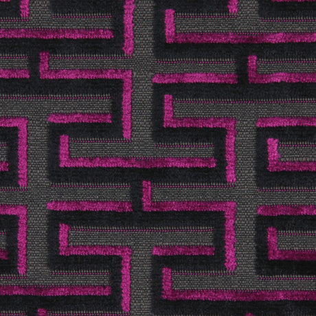 Zwart Cardinal Square Geometric Velvet