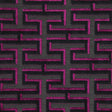 Zwart Cardinal Square Geometric Velvet