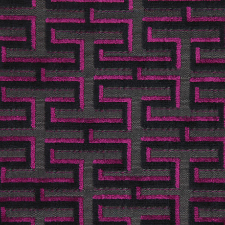 Zwart Cardinal Square Geometric Velvet