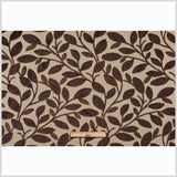 Beige/Mocha Floral Chenille