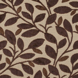 Beige/Mocha Floral Chenille