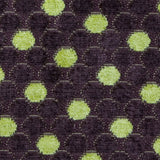 Mulberry/Citron Polka Dots Chenille