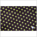 Mulberry/Citron Polka Dots Chenille