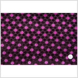 Chocolate/Liz Berry Polka Dots Chenille