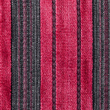 Roja Red/Heather Gray Stripes Chenille