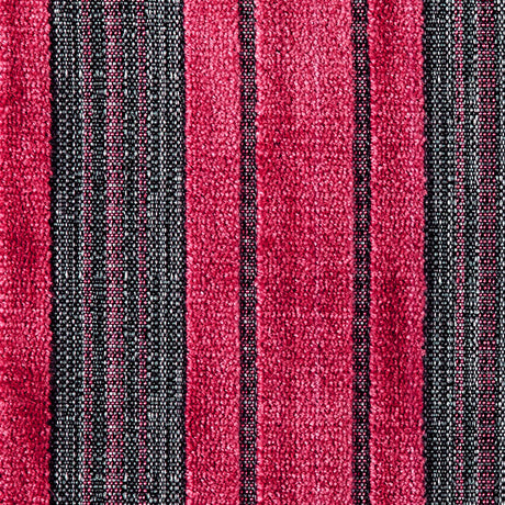Roja Red/Heather Gray Stripes Chenille