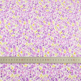 100% Cotton Fabric Pink Purple Pattern Floral Plain Printed Patchwork Cloth DIY Handmade Sewing fabrics in The Meter Needlework