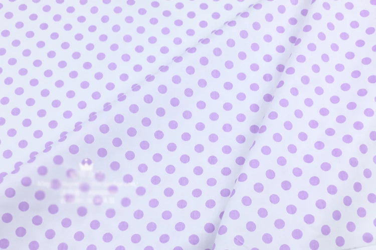 Dots Printed 100% Cotton Fabric by Meter, DIY Patchwork, Quilt Cloth, Bedding Blanket, Sheet, Pillow Decor, Fat Quilt, Tilda