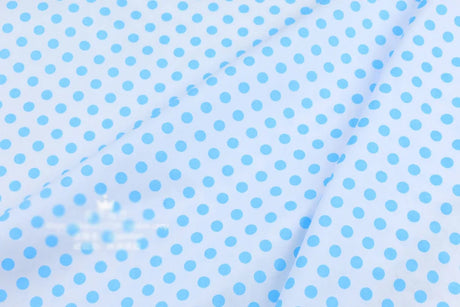 Dots Printed 100% Cotton Fabric by Meter, DIY Patchwork, Quilt Cloth, Bedding Blanket, Sheet, Pillow Decor, Fat Quilt, Tilda