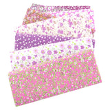 Teramila 8PCS Pack Square Multicolor Printed Cotton Fabric For Sewing Quilt Cloth Needlework Plaid Handicraft Material Patchwork