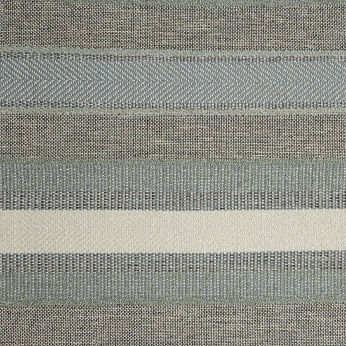 Textured Chenille Upholstery Fabric by the Yard - Oggay Stripe Organic Look, 55" Wide