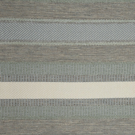 Textured Chenille Upholstery Fabric by the Yard - Oggay Stripe Organic Look, 55" Wide