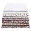 Teramila 8PCS Pack Square Multicolor Printed Cotton Fabric For Sewing Quilt Cloth Needlework Plaid Handicraft Material Patchwork