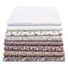 Teramila 8PCS Pack Square Multicolor Printed Cotton Fabric For Sewing Quilt Cloth Needlework Plaid Handicraft Material Patchwork