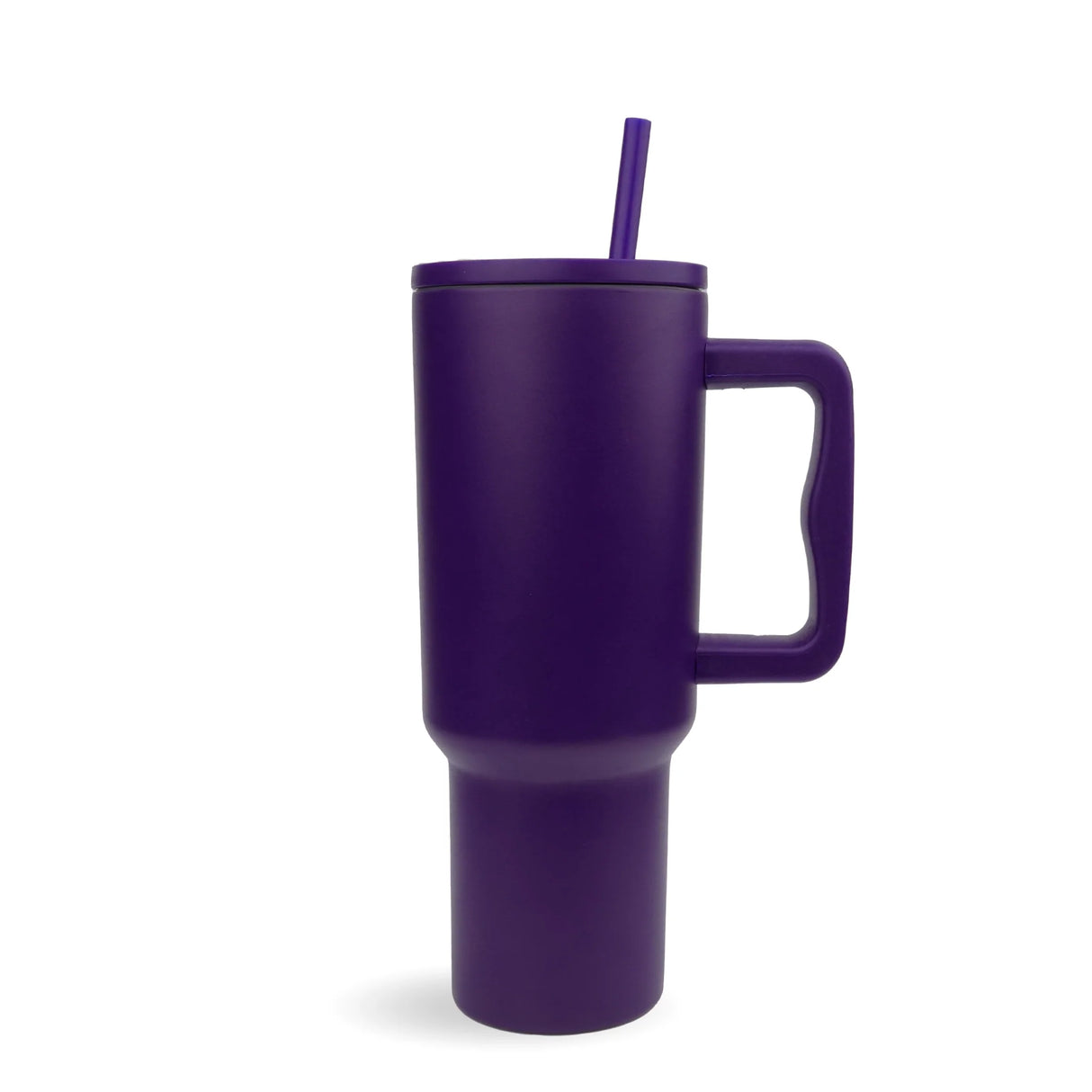 40 oz Handled Tumbler Modern II  Matte - Dark Purple