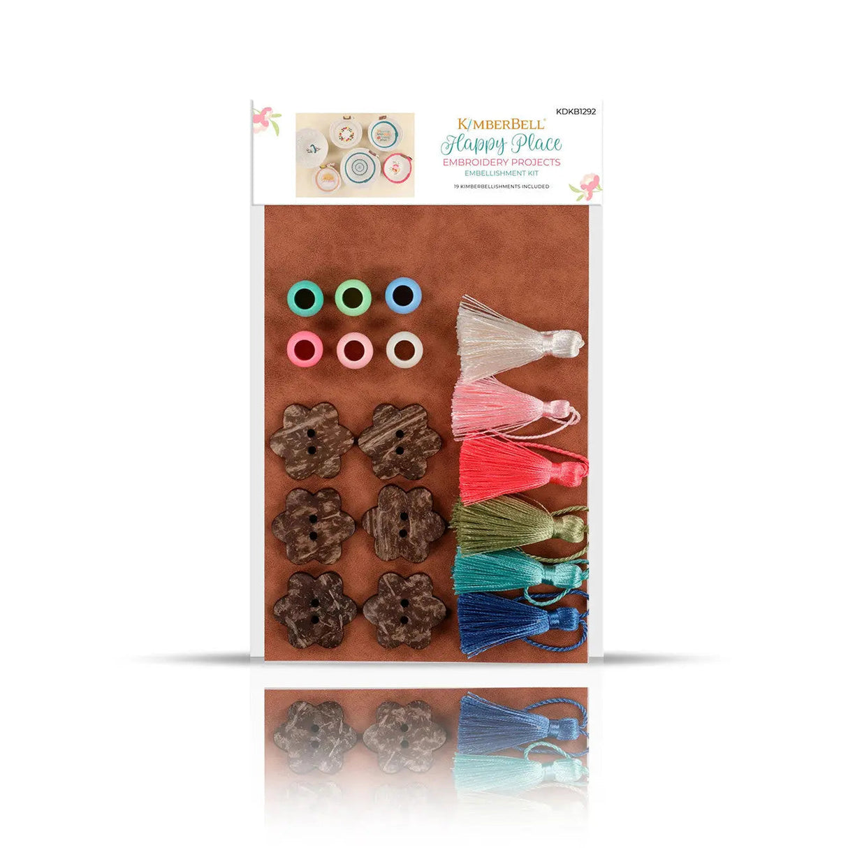 Embroidery Embellishment Kit Happy Place