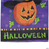 Happy Halloween Pumpkin in a Witch Hat Outdoor House Flag 28" x 40"