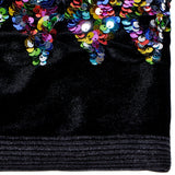 Stretch Velvet Sequin Rainbow