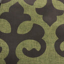 Linen Blend Flock Print Burlap Upholstery Fabric