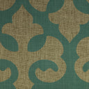 Linen Blend Flock Print Burlap Upholstery Fabric