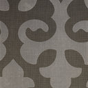 Linen Blend Flock Print Burlap Upholstery Fabric