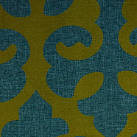 Linen Blend Flock Print Burlap Upholstery Fabric