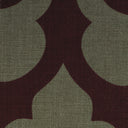 Linen Blend Flock Print Burlap Upholstery Fabric
