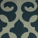 Linen Blend Flock Print Burlap Upholstery Fabric