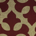 Linen Blend Flock Print Burlap Upholstery Fabric
