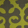 Linen Blend Flock Print Burlap Upholstery Fabric