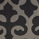 Linen Blend Flock Print Burlap Upholstery Fabric