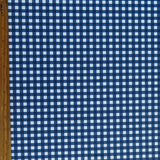 Swim Knit Poly Spandex Gingham Blue