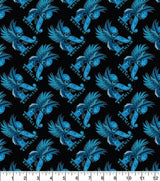 Quilting Cotton Harry Potter Art Deco Ravenclaw Slytherin Hufflepuff Gryffindor