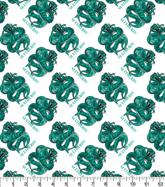 Quilting Cotton Harry Potter Art Deco Ravenclaw Slytherin Hufflepuff Gryffindor