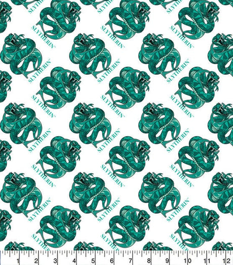 Quilting Cotton Harry Potter Art Deco Ravenclaw Slytherin Hufflepuff Gryffindor