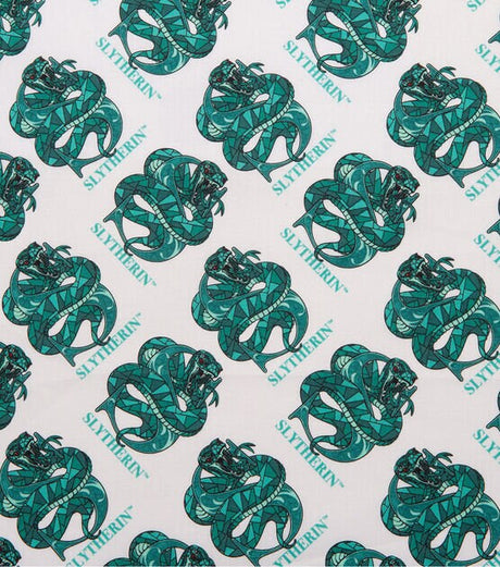 Quilting Cotton Harry Potter Art Deco Ravenclaw Slytherin Hufflepuff Gryffindor