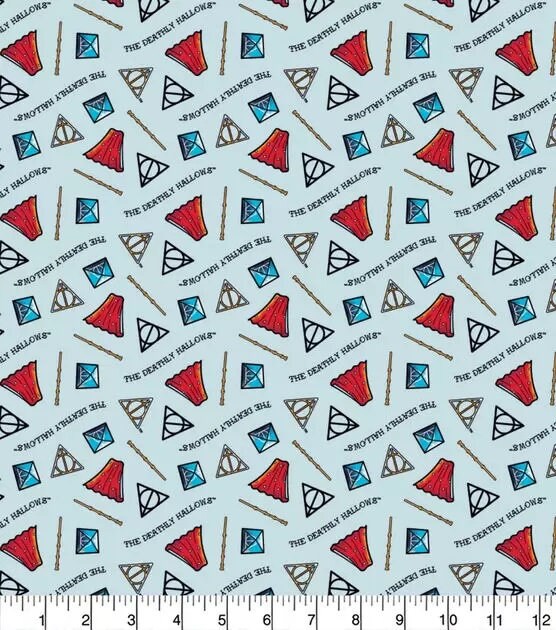 Quilting Cotton Harry Potter Deathly Hallows By the Yard