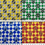 Flannel Fabric Harry Potter Argyle Houses