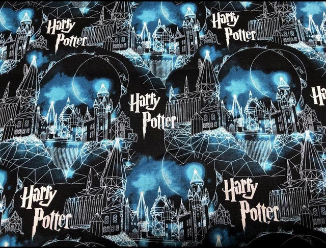 Quilting Cotton Harry Potter Hogwarts & Moon