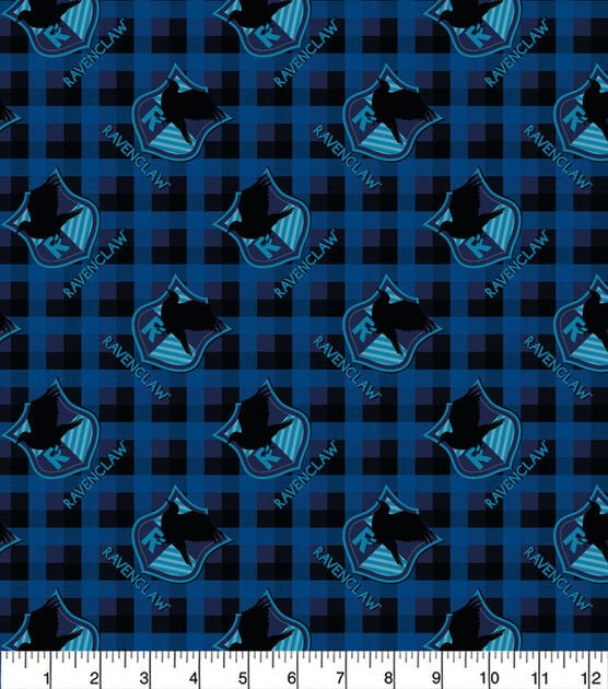 Flannel Fabric Harry Potter Plaid Patch Gryffindor Slytherin Hufflepuff Ravenclaw