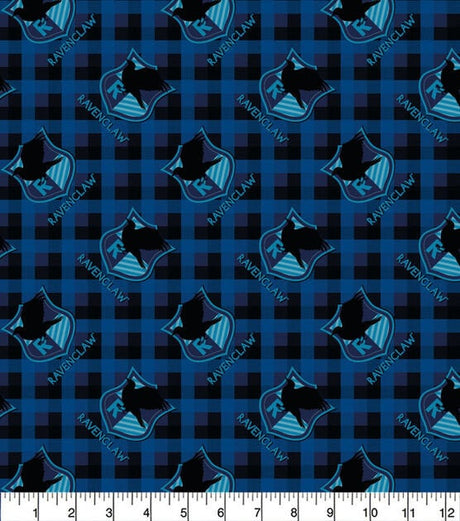 Flannel Fabric Harry Potter Plaid Patch Gryffindor Slytherin Hufflepuff Ravenclaw
