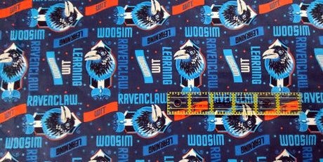 Quilting Cotton Harry Potter Gryffindor Ravenclaw Slytherin Hufflepuff 44" Wide