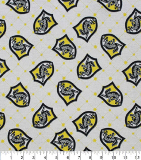 Quilting Cotton Harry Potter House Shield Fabric